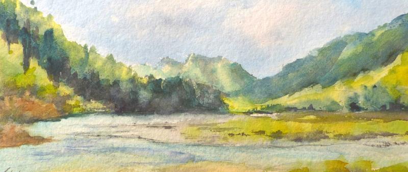 After Work: Berglandschaften in Aquarell