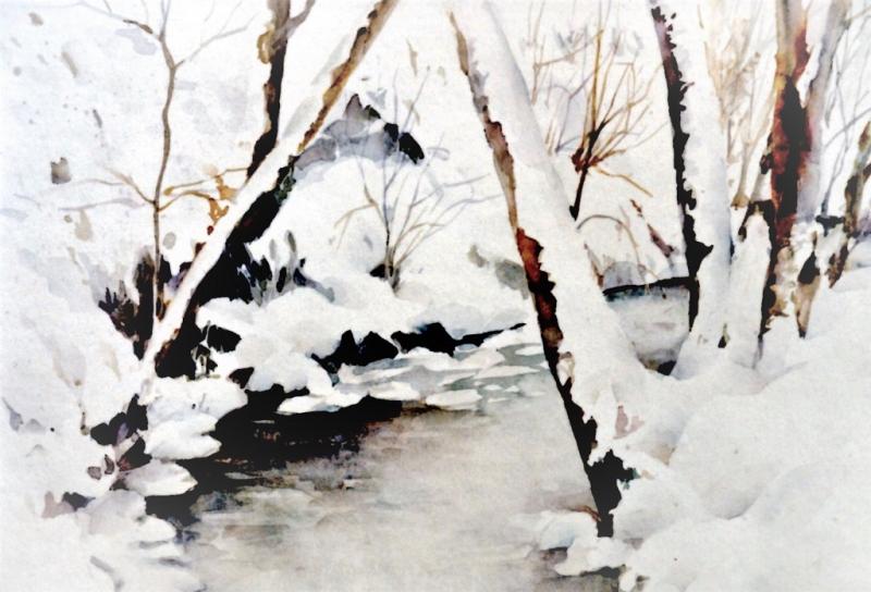 *Das Licht macht's! Schneelandschaften in Aquarell