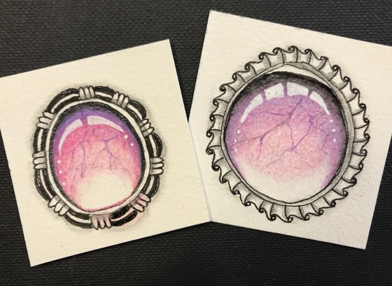 Edelsteine und Zentangle®
